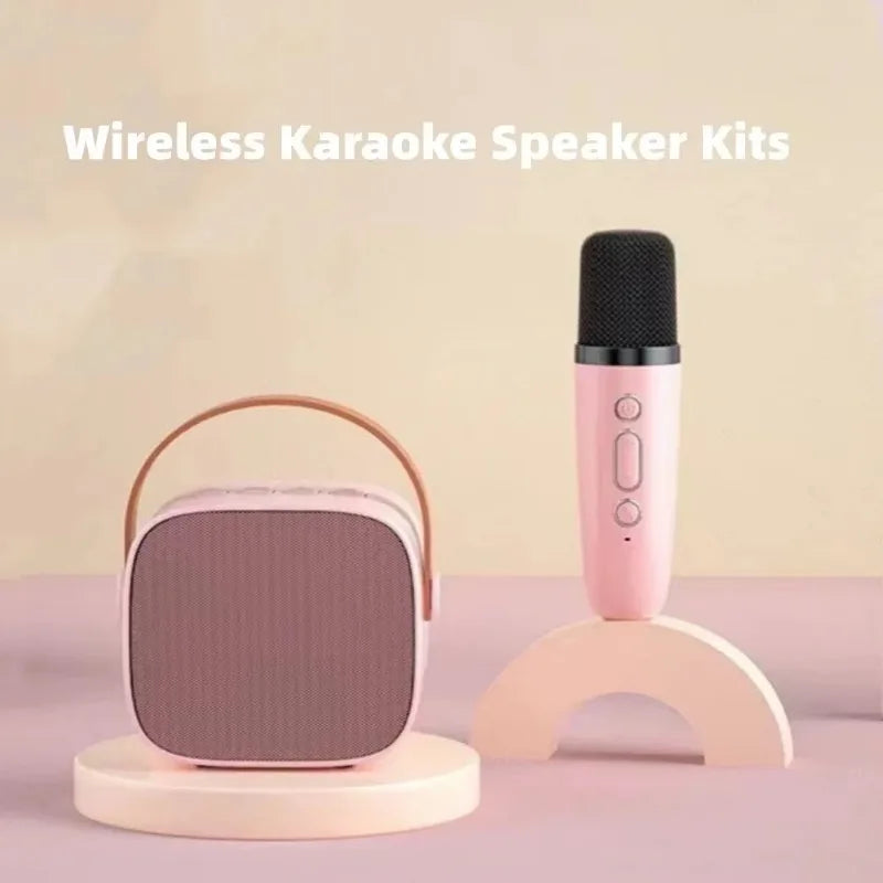 Bocina Karaoke 2 Microfonos Bluetooth